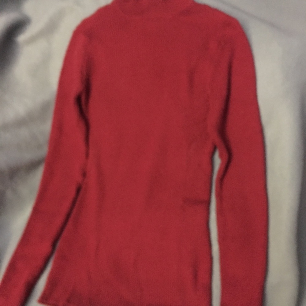 Mock turtle neck sweater